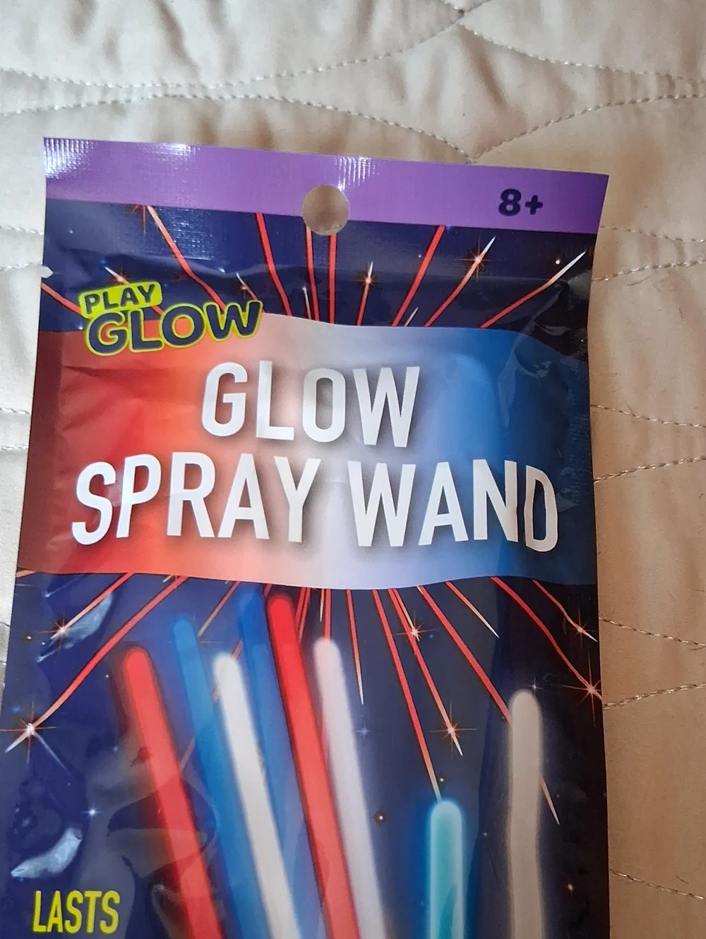 Glow Spray Wand — Red, Blue, White Light Sticks